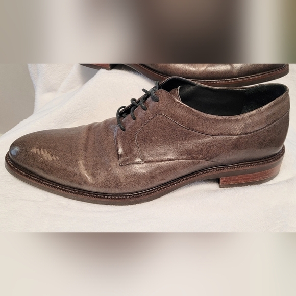 11 Cole Haan Limited Release Grand Os Leather Derby Oxfords C21453 Brown Gray main image 9